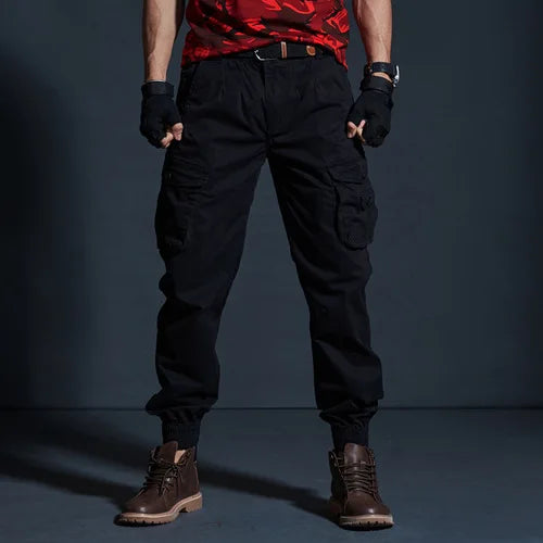 Baggy Techwear Cargo Pants – Multi-Pocket Streetwear