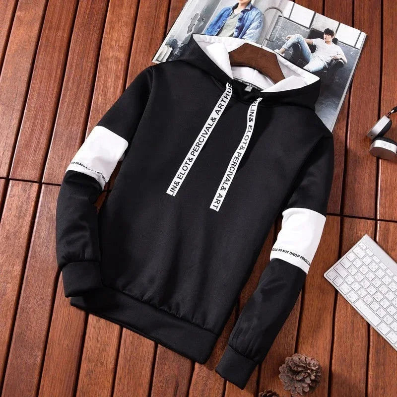 Letter Print Hip Hop Hoodie – Streetwear