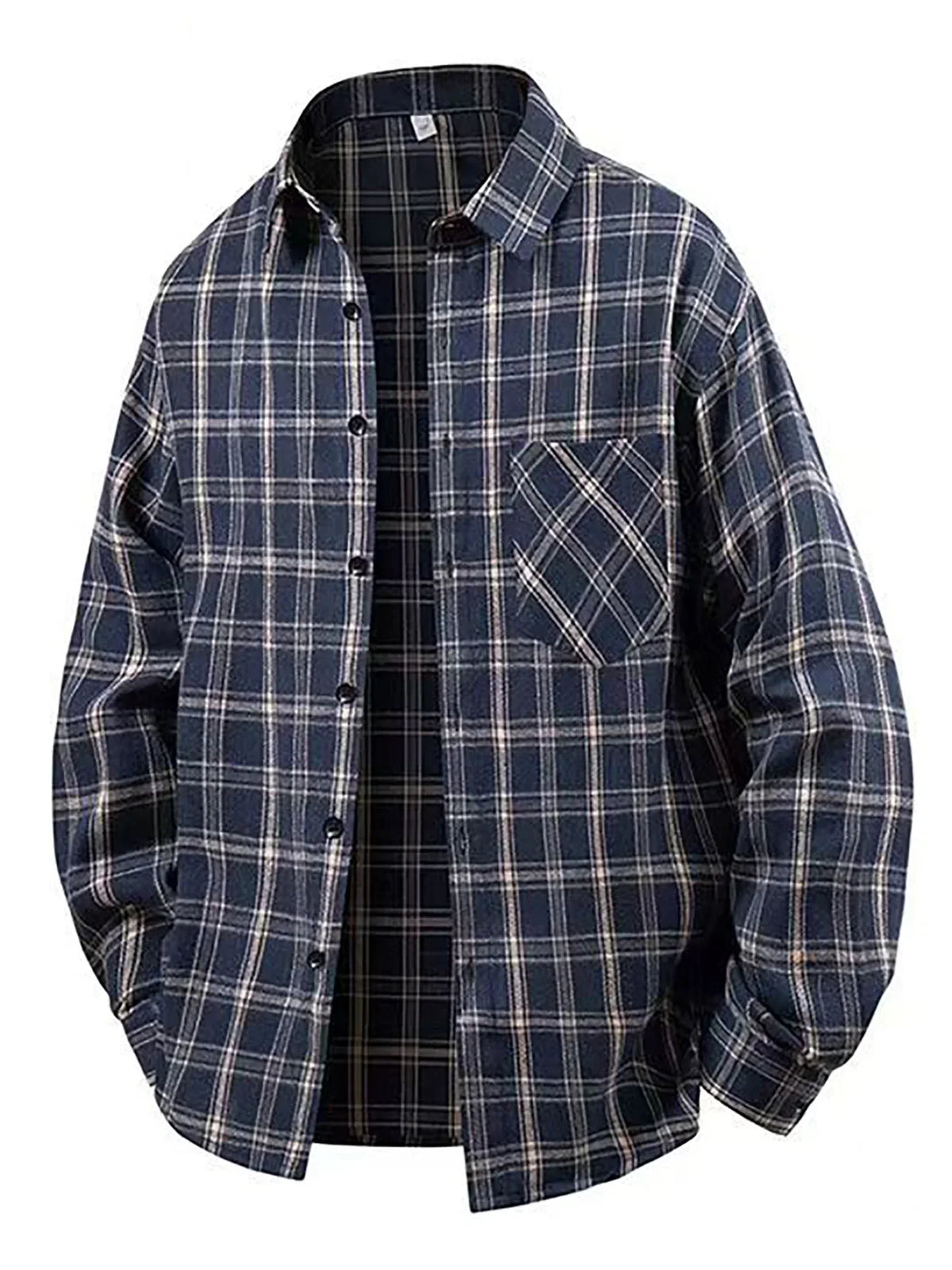 Plaid Flannel Shacket – Oversized Fall Overshirt