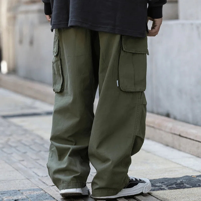 Men's Baggy Cargo Pants - Skate Hip Hop Streetwear