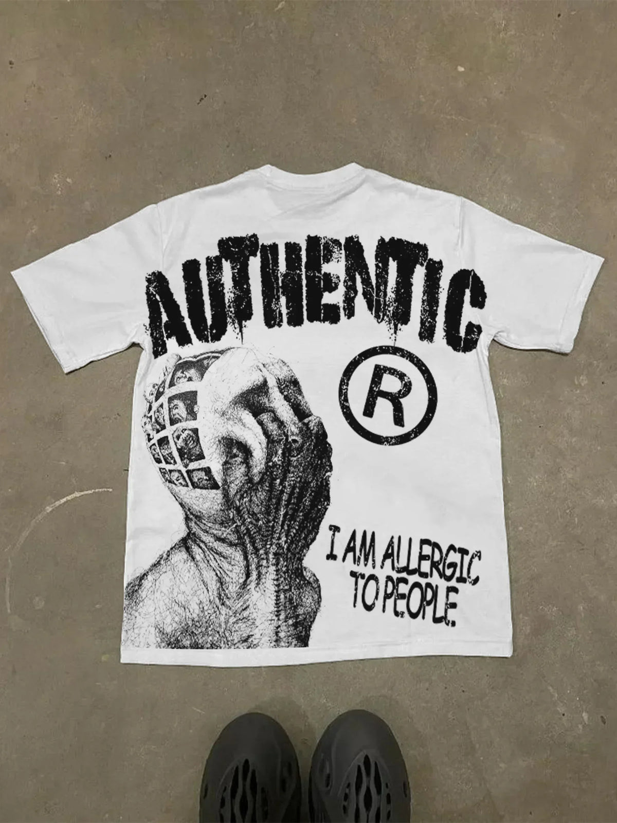 Women's Harajuku Letter Graphic Tee – Y2K Streetwear Oversized Top