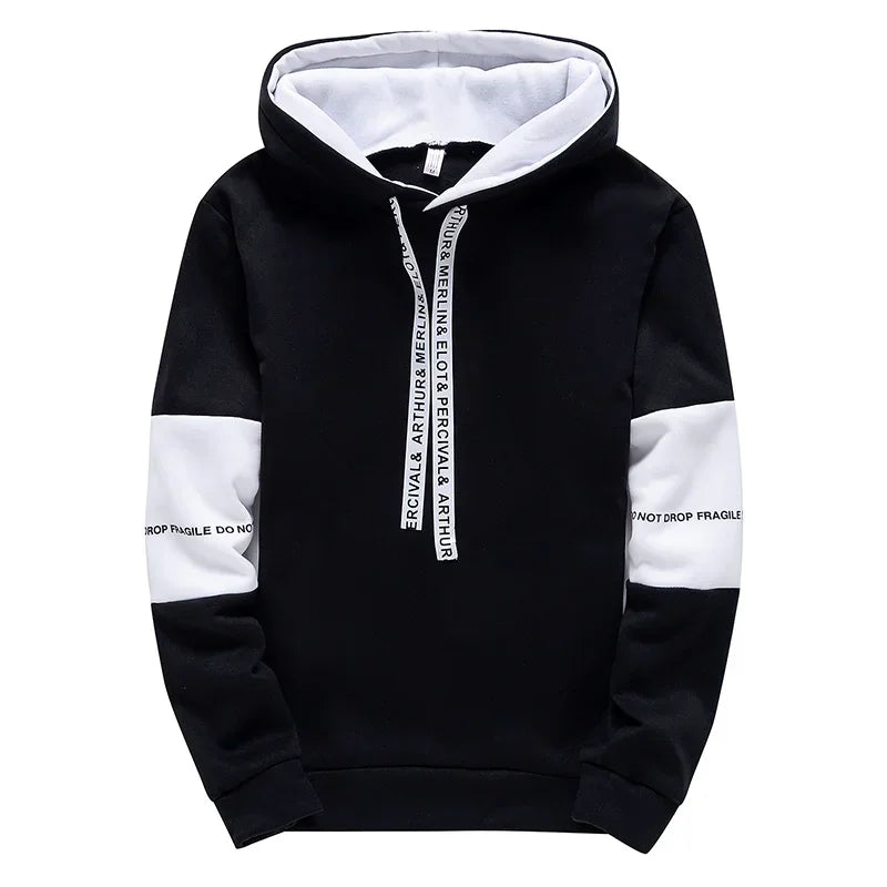 Letter Print Hip Hop Hoodie – Streetwear
