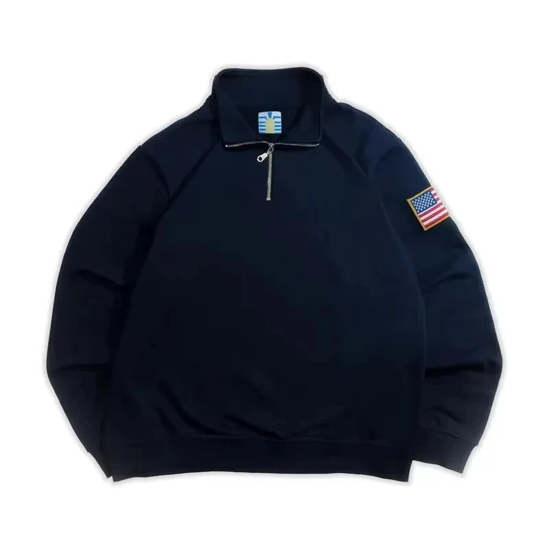 Old Money Quarter-Zip Pullover – Minimal Streetwear