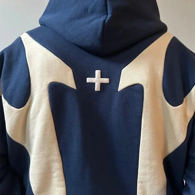 Devil Graphic Zip-Up Hoodie – Y2K Streetwear