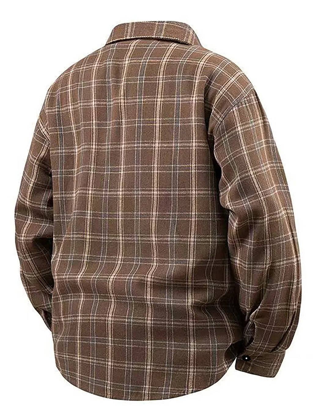 Plaid Flannel Shacket – Oversized Fall Overshirt