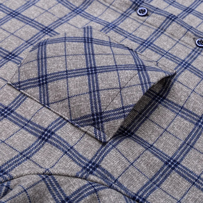 Men's Fleece-Lined Flannel Shirt – Warm Winter Plaid Button-Up