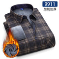 Men's Fleece-Lined Flannel Shirt – Warm Winter Plaid Button-Up