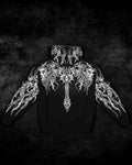 Dark Gothic Dragon Print Hoodie – Streetwear
