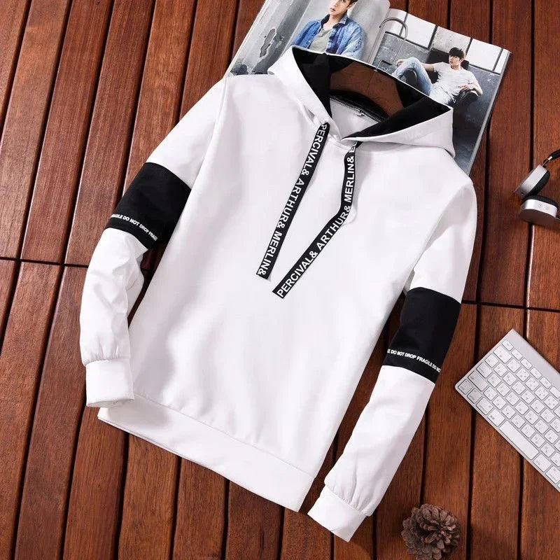 Letter Print Hip Hop Hoodie – Streetwear