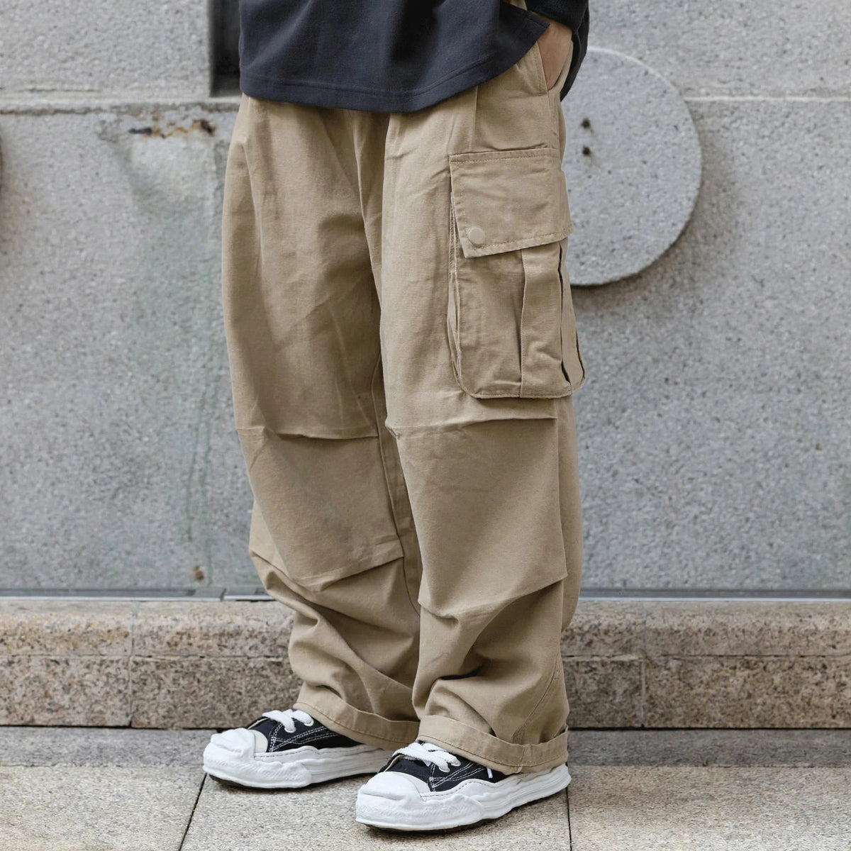 Men's Baggy Cargo Pants - Skate Hip Hop Streetwear